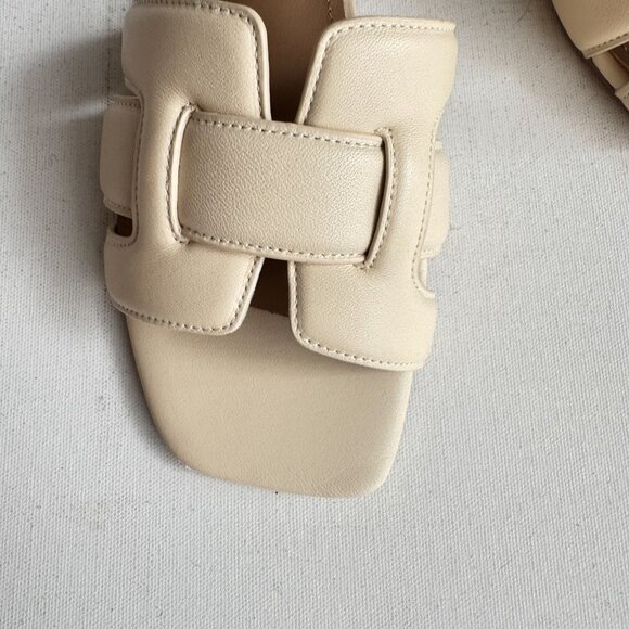 Bibi Lou Nude Beige Classic Slides 41 - Picture 3 of 7